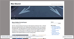 Desktop Screenshot of maxglauner.com